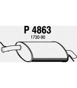 FENNO STEEL - P4863 - Глушитель PEUGEOT 407 2.0 04-